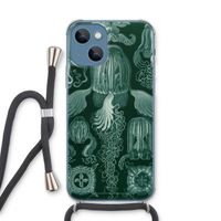 Haeckel Cubomedusae: iPhone 13 Transparant Hoesje met koord