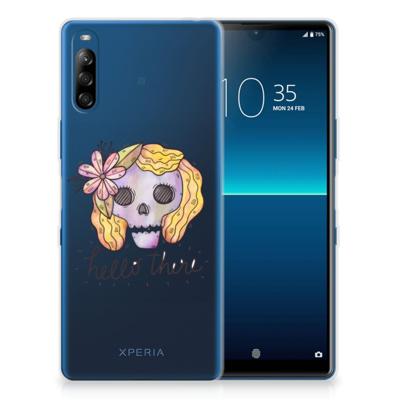 Silicone Back Case Sony Xperia L4 Boho Skull Silicone Back Case Sony Xperia L4 Boho Skull