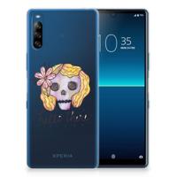 Silicone Back Case Sony Xperia L4 Boho Skull