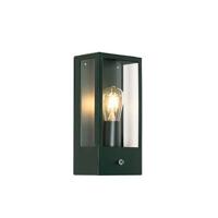 QAZQA Buiten wandlamp donker groen met schemersensor IP44 - Rotterdam - thumbnail