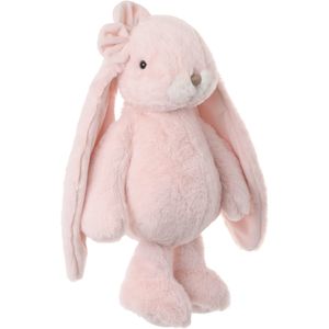 Bukowski pluche konijn knuffeldier - lichtroze - staand - 40 cm - luxe knuffels   -