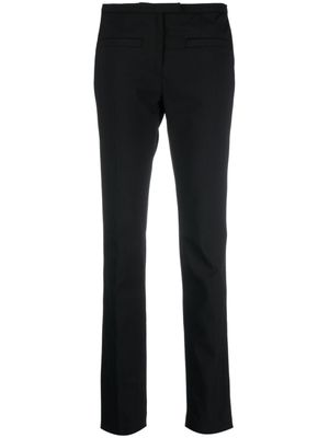 Courrèges pantalon de tailleur à coupe droite - Noir