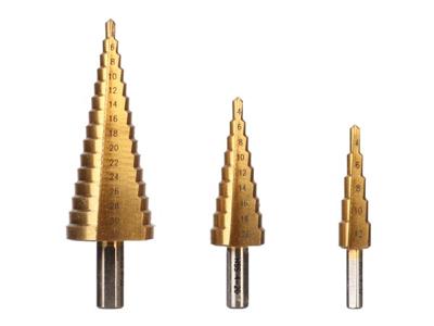 Hss-trapboor titanium coating 3 st. - Velleman