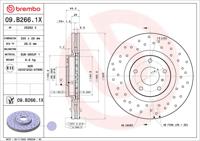 Brembo Remschijven 09.B266.1X - thumbnail