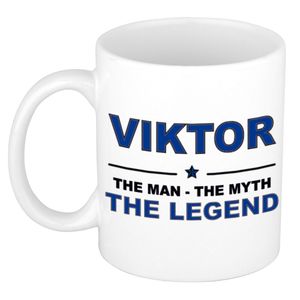 Viktor The man, The myth the legend cadeau koffie mok / thee beker 300 ml