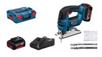 Bosch Blauw GST 18 V-li B accu decoupeerzaag | 4.0Ah Li-Ion + lader GAL 18 V-40 in L-Boxx - 06015A6106 - thumbnail