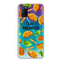 Eat Balanced: Oppo A72 Transparant Hoesje