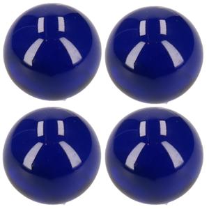 Knikkers XXl formaat - 4x stuks - blauw - dia 6 cm - Bonken - Mega grote knikkers speelgoed