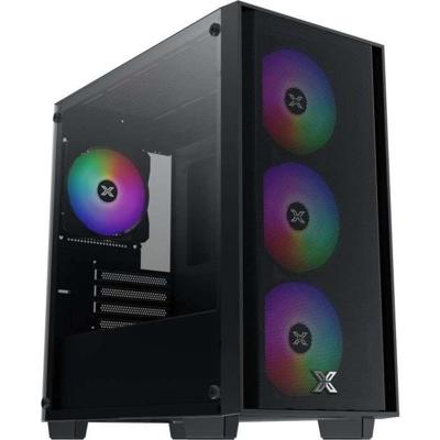 PC-behuizing - XIGMATEK - NYX Air II (zwart) - Minitower - Micro-ATX-formaat - Zonder voeding