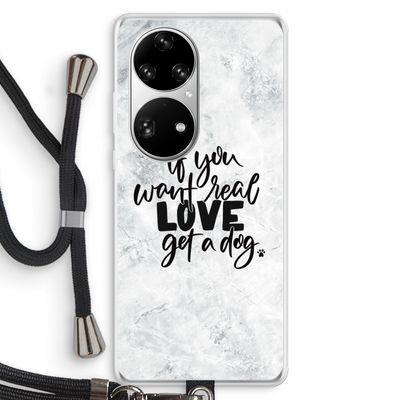 Partner in crime: Huawei P50 Pro Transparant Hoesje met koord