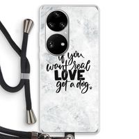 Partner in crime: Huawei P50 Pro Transparant Hoesje met koord