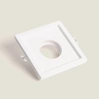 Plafondlamp gips vierkant GU10 inbouwspot