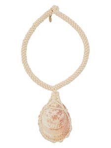 Chloé collier Larry à pendentif coquillage - Or