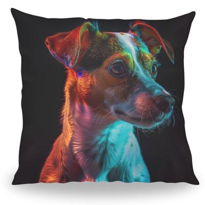 Kussen - Huisdier Portret - Jack Russel 1 Color - Pillow Buddies