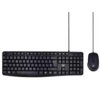 Toetsenbord en muis Ewent EW3006 Zwart Qwerty Spaans