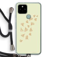 Falling Leaves: Pixel 5 Transparant Hoesje met koord
