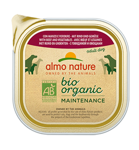 Almo Nature Dailymenu bio pate hond Rund en groenten 300gr