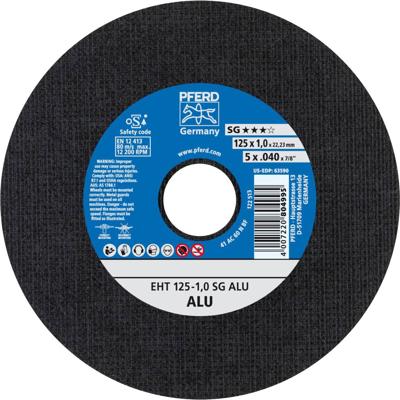 PFERD TOOLS SG ALU 61341115 Doorslijpschijf recht 125 mm 25 stuk(s) Aluminium, Non-ferrometaal