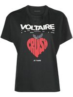 Zadig&Voltaire t-shirt Tommer Concert Crush en coton - Gris