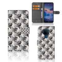 Nokia 5.4 | Telefoonhoesje | Met pasjeshouder | Salamander Grey