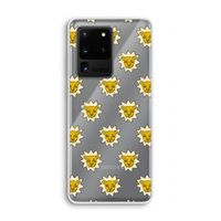 Leeuwenkoppen: Samsung Galaxy S20 Ultra Transparant Hoesje