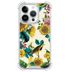 iPhone 14 Pro siliconen shockproof hoesje - Sunflowers