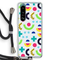 8-bit N°1: Sony Xperia 5 III Transparant Hoesje met koord