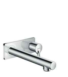 Hansgrohe Talis S inbouw wastafelkraan met 22.5cm uitloop afbouwdeel chroom