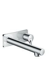 Hansgrohe Talis S inbouw wastafelkraan met 22.5cm uitloop afbouwdeel chroom - thumbnail