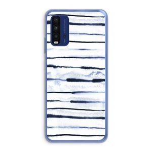Ink Stripes: Xiaomi Redmi 9T Transparant Hoesje