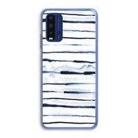 Ink Stripes: Xiaomi Redmi 9T Transparant Hoesje