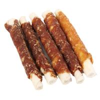 Brekz Rawhide Dog Chews - runderhuid rolsticks met kip (17 cm) 3 x 5 stuks