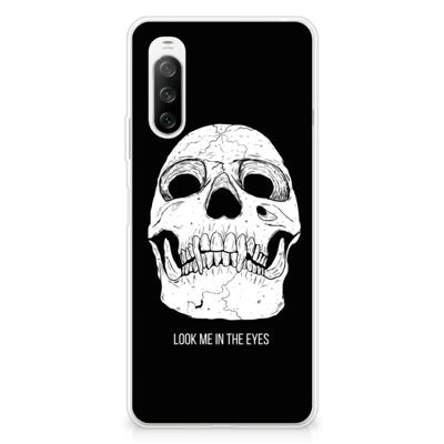 Silicone Back Case Sony Xperia 10 III Skull Eyes Silicone Back Case Sony Xperia 10 III Skull Eyes