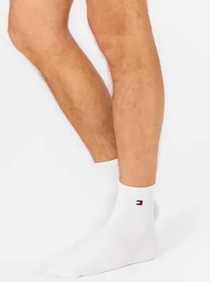 Tommy Hilfiger 6-paar Quarter sokken - Heren katoenen half hoge sokken - Multipack