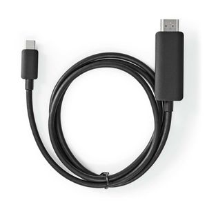 Nedis USB-C Adapter | USB-C Male naar HDMI | 1 m | 1 stuks - CCGP64655BK10 CCGP64655BK10