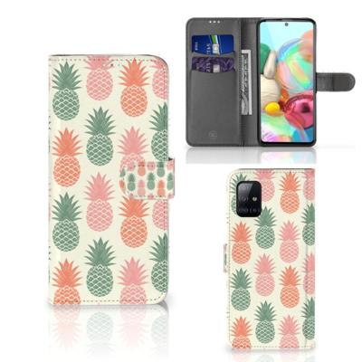 Samsung Galaxy A71 | Book Cover | Ananas