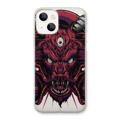 Hell Hound and Serpents: iPhone 13 Transparant Hoesje