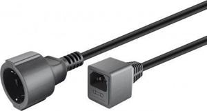 goobay IEC-verlengkabel C14 > stopcontact met randaarde verlengkabel 1,5 meter