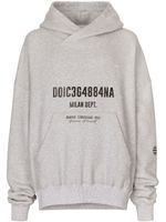 Dolce & Gabbana hoodie en coton à logo imprimé - Gris - thumbnail