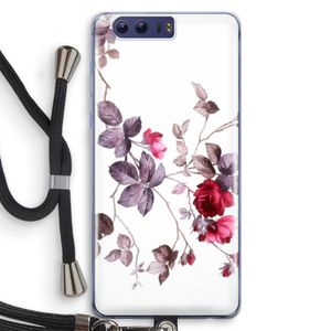 Mooie bloemen: Honor 9 Transparant Hoesje met koord