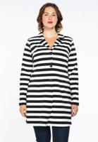 Yoek Blazer BIG STRIPE | Wit | Maat 54/56