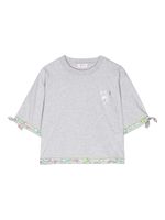 PUCCI Junior t-shirt en coton à logo imprimé - Gris - thumbnail