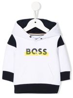 BOSS Kidswear hoodie à logo imprimé - Blanc