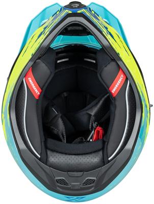 SPEC-X endurohelm "sx-62.01/r1" stinger adv helmet spac-x sx-62.01/r1 stinger adv s white/yel.