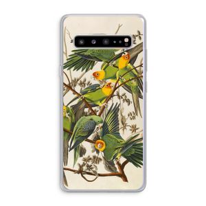 Carolinaparkiet: Samsung Galaxy S10 5G Transparant Hoesje