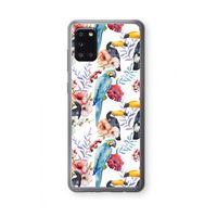 Bloemen tukan: Samsung Galaxy A31 Transparant Hoesje