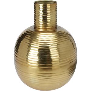 Boeket vaas Athens - metaal - metallic goud - D25 x H34 cm - Moderne woonstijl