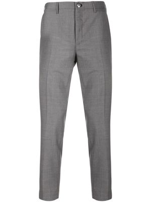 Incotex pantalon chino à coupe courte - Gris