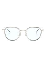 Oliver Peoples lunettes de soleil TK-9 à monture carrée - Argent