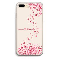 Hartjes en kusjes: iPhone 7 Plus Transparant Hoesje